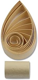 5mm Metallic Shimmer Pearlescent Paper Strips Quilling Paper 60pcs/Bag Handmade Color Paper 54cm Long for Arts Crafts DIY (Ivory Yellow) by Unknown