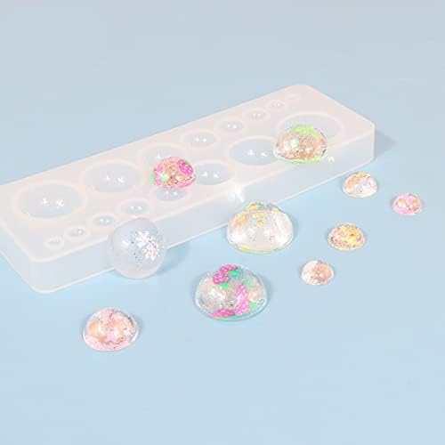 Round Cabochon Mold Resin Jewelry Molds Silicone Molds for Resin - Image 5