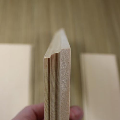 Unfinished 4" Tall x 6"-to-24 Wide - Beveled Pine Sanded Wooden Plaque Sign Blank Sets for DIY Craft Projects or Awards - Ready to Use (5, 4x8 inches) - Image 3
