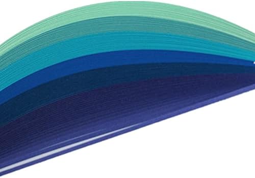 ODETOJOY Quilling Paper Gradient Quilling Strips 3mm Crafts Filigrana Paper 1/8inch Rainbow Color 120pcs Length 21inch (7colors Set) - Image 5
