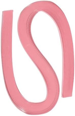 PATIKIL 120pcs Quilling Strips Paper 3/8"(10mm) 54cm Origami Paper Quilling Strip for Art DIY Hand Craft Christmas, Pink by PATIKIL