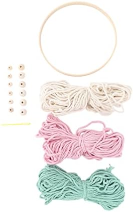 Zerodis Craft Materials DIY Weaving Material Package with Complete Accessories and Instructions for Bohemian Wall Hanging Home Decor Macrame Kit for Adults - Image 5