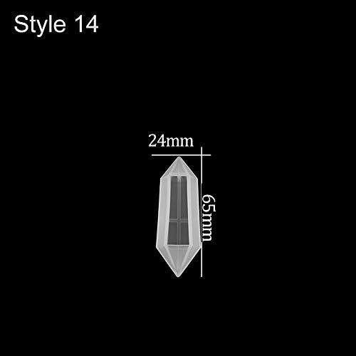 Pendulum UV Silicone Resin Molds DIY Craft Silicone Transparent Mold for Pendant Necklace Mold Jewelry Making Findings (24x65mm) - Image 2