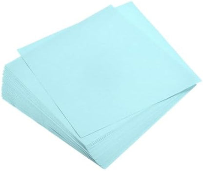 MECCANIXITY 25 Sheets 8x8 Inch(20x20cm) Origami Paper Double Sided Light Blue Square Sheet for Art Craft Project, Beginners, Gifts Decor by MECCANIXITY