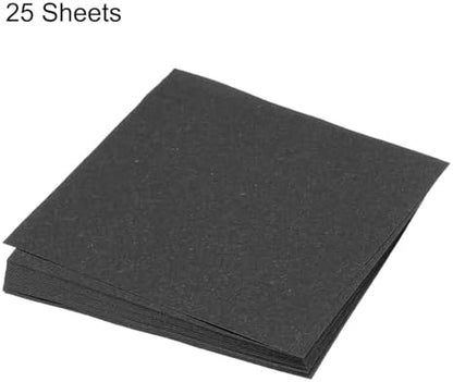 MECCANIXITY 25 Sheet Origami Paper Double Sided Black 5.5x5.5 Inch Square Sheet for Art Craft Project, Beginners, Gifts Decor - Image 3