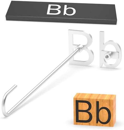 2Pcs Letters Branding Iron for Wood, Leather Branding Stamp (B b) by PKPKAUT