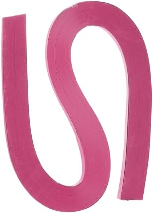 PATIKIL 120pcs Quilling Strips Paper 3/8"(10mm) 54cm Origami Paper Quilling Strip for Art DIY Hand Craft Christmas, Rose Red by PATIKIL