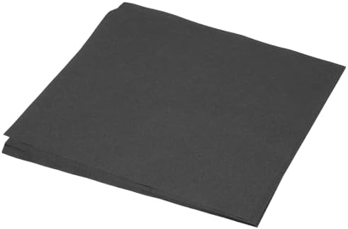 MECCANIXITY 50 Sheet Origami Paper Double Sided Black 10x10 Inch Square Sheet for Art Craft Project, Beginners, Gifts Decor by MECCANIXITY