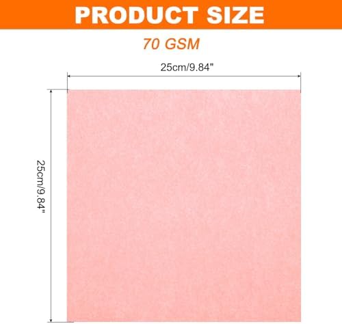 MECCANIXITY 75 Sheet Origami Paper Double Sided 10x10" Fluorescent Pink - Image 2