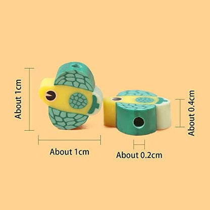 100pcs Mixed Tropical Fish Polymer Clay Spacer Beads for Women Jewelry Making DIY Bracelet Necklace Hair Clip Accessories (Tropical Fish) - Image 3