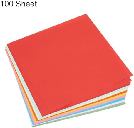 MECCANIXITY 100 Sheet Origami Paper Double Sided 10 Colors 7.9 x 7.9 Inch Square Sheet for Art Craft Project, Beginners, Gifts Decor - Image 3