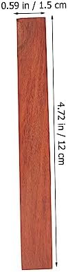DOITOOL 1set Exotic Wood Blanks for Woodturning DIY Crafting Pen Making Kit Unfinished Craft Wood with Unique Patterns for Creative Projects and 8pcs - Image 3