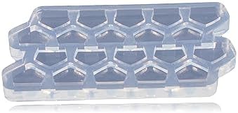 Mini Pentagon Shape Earring Mold - Small Clear Silicone Resin Mold for DIY Jewelry Making, Ear Studs, Pendants, Crafts, Chocolate and Cake - Image 3