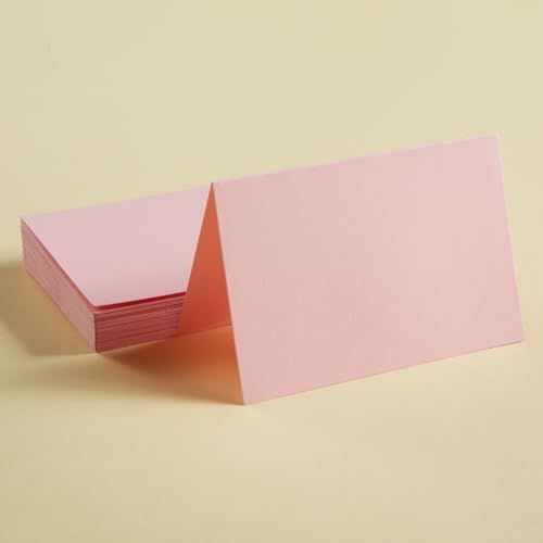 50 Pack Blank Folded Cardstock Cards, Pink, 5x7 - Image 3