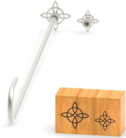 Branding Iron for Wood, Leather Branding Stamp 2Pcs Set (012#) by PKPKAUT