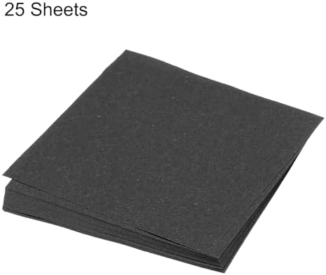 MECCANIXITY 25 Sheet Origami Paper Double Sided Black 5x5 Inch Square Sheet for Art Craft Project, Beginners, Gifts Decor - Image 3