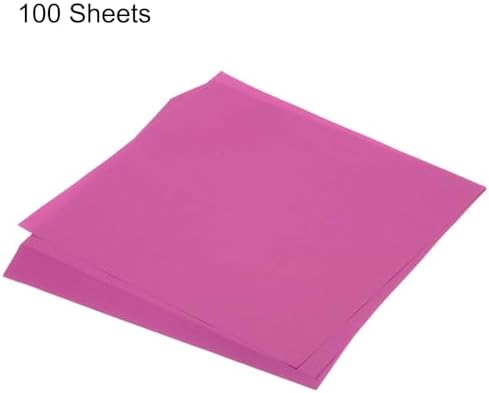 MECCANIXITY 100 Sheet Origami Paper Double Sided Plum Red 10x10 Inch Square Sheet for Art Craft Project, Beginners, Gifts Decor - Image 3