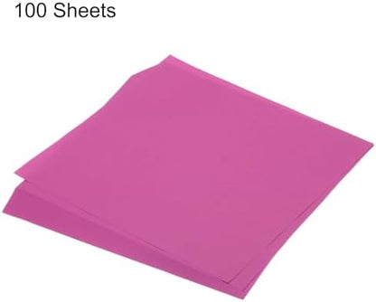 MECCANIXITY 100 Sheet Origami Paper Double Sided Plum Red 10x10 Inch Square Sheet for Art Craft Project, Beginners, Gifts Decor - Image 3
