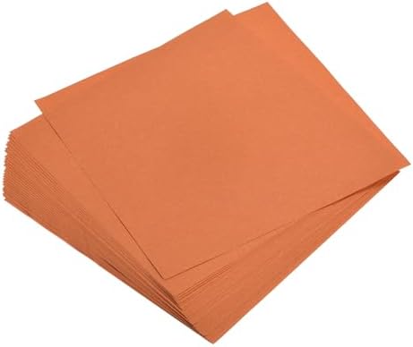 MECCANIXITY 200 Sheets 6x6 Inch(15x15cm) Origami Paper Double Sided Orange Red Square Sheet for Art Craft Project, Beginners, Gifts Decor by MECCANIXITY