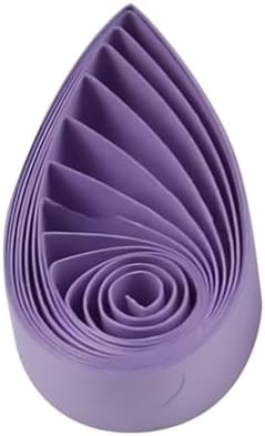 ODETOJOY Quilling Paper Strips 3mm Paper Quilling Set 120pcs Quilling Strips 1/8inch Single Color Star Origami Paper DIY Hand Crafts (Lavender) by ODETOJOY