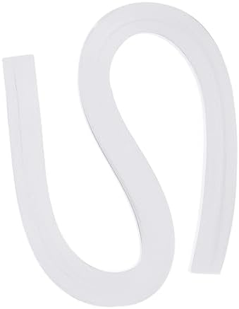 PATIKIL 120pcs Quilling Strips Paper 3/8"(10mm) 54cm Origami Paper Quilling Strip for Art DIY Hand Craft Christmas, White by PATIKIL