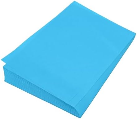 MECCANIXITY 100 Sheet Origami Paper Double Sided Lake Blue 8.3 x 5.8 Inch Square Sheet for Art Craft Project, Beginners, Gifts Decor by MECCANIXITY