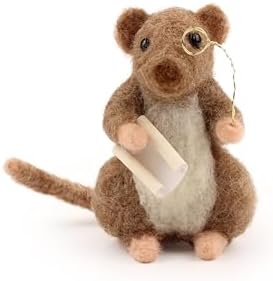 Wizardi Beginner Needle Felting Kit for Adults - Henry Cole's Rat. Animal Felting Kit 10cm Tall. Felting Tools. Wool Felting Supplies. Felt Crafts. Wool Felt. The Makerss by Wizardi