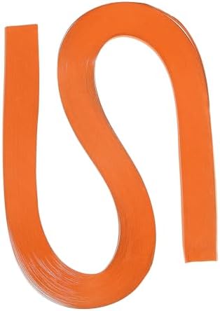 PATIKIL 120pcs Quilling Strips Paper 3/16"(5.2mm) 21"(54cm) Origami Paper Quilling Strip for Art DIY Hand Craft Christmas, Orange Red by PATIKIL