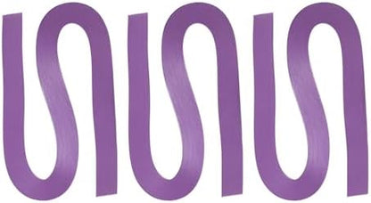 PATIKIL 360pcs Quilling Strips Paper 1/8"(3mm) 21"(54cm) Origami Paper Quilling Strip for Art DIY Hand Craft Christmas, Violet Purple by PATIKIL