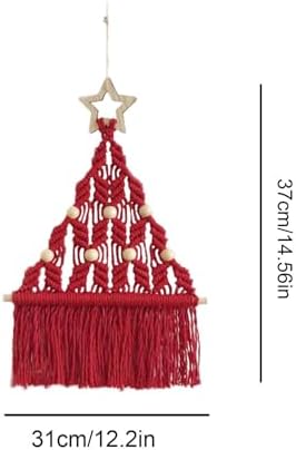 Christmas Tree Macrame DIY Kit Boho Style Handmade DIY Kit Decor Ornament - Image 4