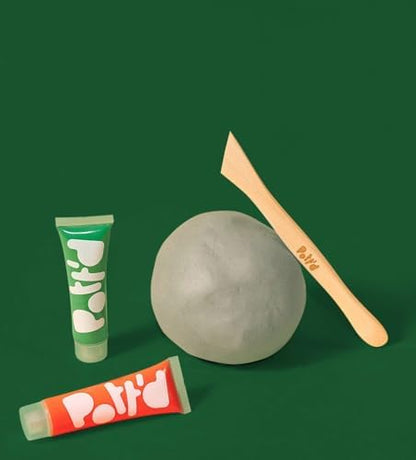 Pott'd Mini Pottery Kits | Air Dry Clay Pottery Kit for Adults | Includes Paints, Brushes, and Potters Tools | FREE online step-by-step tutorial | Perfect for Beginners | Bring The Studio To Your Home - Image 6