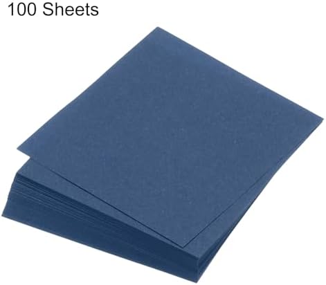 MECCANIXITY 100 Sheet Origami Paper Double Sided Navy Blue 4x4 Inch Square Sheet for Art Craft Project, Beginners, Gifts Decor - Image 3