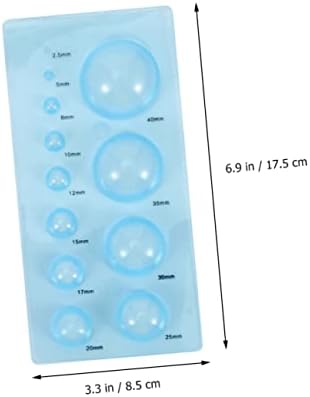 4 Pcs Plastic Quilling Mold for Children DIY Crafting with Half Sphere - Image 2