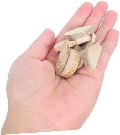 Uonlytech Wood Slices and Wooden Chips Craft Kit for Adults Unfinished Natural Wood Pieces with Bark DIY and Decorative Set for Arts and Crafts - Image 4
