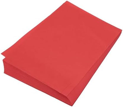 MECCANIXITY 100 Sheet Origami Paper Double Sided Red 8.3 x 5.8 Inch Square Sheet for Art Craft Project, Beginners, Gifts Decor by MECCANIXITY