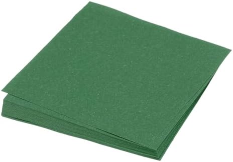 MECCANIXITY 25 Sheet Origami Paper Double Sided Emerald Green 3x3 Inch Square Sheet for Art Craft Project, Beginners, Gifts Decor by MECCANIXITY