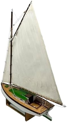 Midwest Chesapeake Bay Flattie Wooden Model Ship Kit for Adults - Beginner Woodcraft Boat Building Set - Easy Laser-Cut DIY Hobby Craft Gift, Made in USA, 1:32 Scale - Image 5