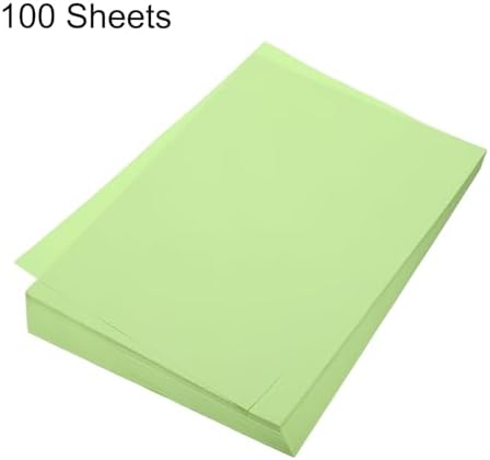 MECCANIXITY 100 Sheet Origami Paper Double Sided Light Green 11.7 x 8.3 Inch Square Sheet for Art Craft Project, Beginners, Gifts Decor - Image 3