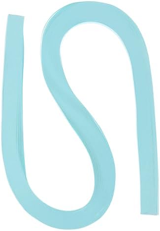 PATIKIL 120pcs Quilling Strips Paper 3/16"(5.2mm) 21"(54cm) Origami Paper Quilling Strip for Art DIY Hand Craft Christmas, Sky Blue by PATIKIL
