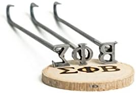1" Greek Mini Steel Branding Irons Kit for Hats, Wood Burning, DIY Beginner Adult Crafts - Image 7