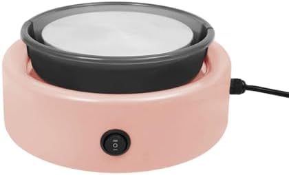 Mini Pottery Wheel for Adults & Kids, Pottery Wheel Kit for Beginners, 6" Turntable with Adjustable Speed, Complete Clay Sculpting Tools, Ideal for DIY Craft Projects & Birthday Gifts (Pink) - Image 4