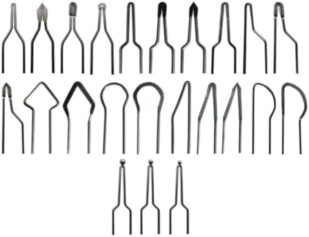 23 Piece Pyrography Wire Tips High Impedance Set for Wood Burning by AUTSUPPL