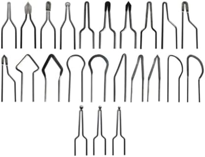 23 Piece Pyrography Wire Tips High Impedance Set for Wood Burning by AUTSUPPL