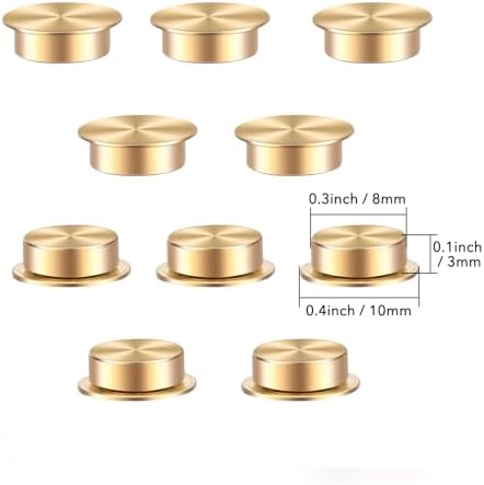 200PCS Mini Metal Rotating Bearings for DIY Handmade Crafts Paper Cards Scrapbooking DIY Greeting Cards 360°Rotation Smooth Spin Mechanism Spinner for Jewelry Making Nail Decoration - Image 2