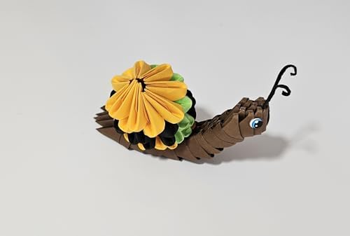 Origami 3D - Beautiful 3D Paper Sculpture with Patented Components and understandable Building Instructions, from 8 Years (Snail) - Image 5