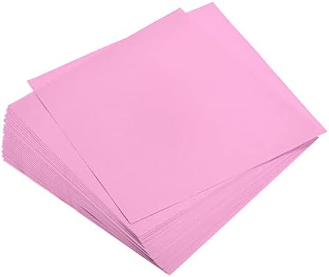MECCANIXITY 100 Sheets Origami Paper Double Sided Pink 6x6 Inch Square Sheet for Art Craft Project, Beginners, Gifts Decor by MECCANIXITY