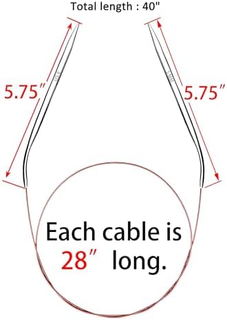 40 inch Circular Knitting Needles Size 8 5 mm Round Magic Loop - Image 4
