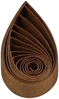 ODETOJOY Quilling Paper Strips 7mm Crafts 1/4" Paper Filigree Quilling Strip Set for Beginners Card Making Scrapbooking-120PC 54cm (Brown) by ODETOJOY