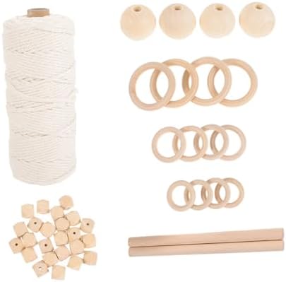 LIFKICH DIY Macrame Kit for Adults Macrame Tapestry Material Wall Art Decoration Woven Kit by LIFKICH