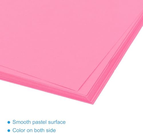 MECCANIXITY 25 Sheet Origami Paper Double Sided Fluorescent Pink 2.5x2.5 Inch Square Sheet for Art Craft Project, Beginners, Gift Decoration - Image 4
